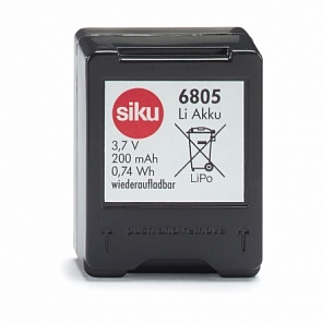 Аккумуляторная батарея RC для радиоуправляемых машинок, 3.7 V (Siku, 6805)